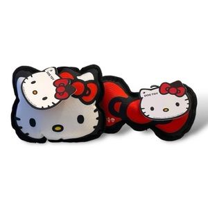 🎀 Hello Kitty Bow & Classic Head Dog Toy Bundle LIMITED EDITION